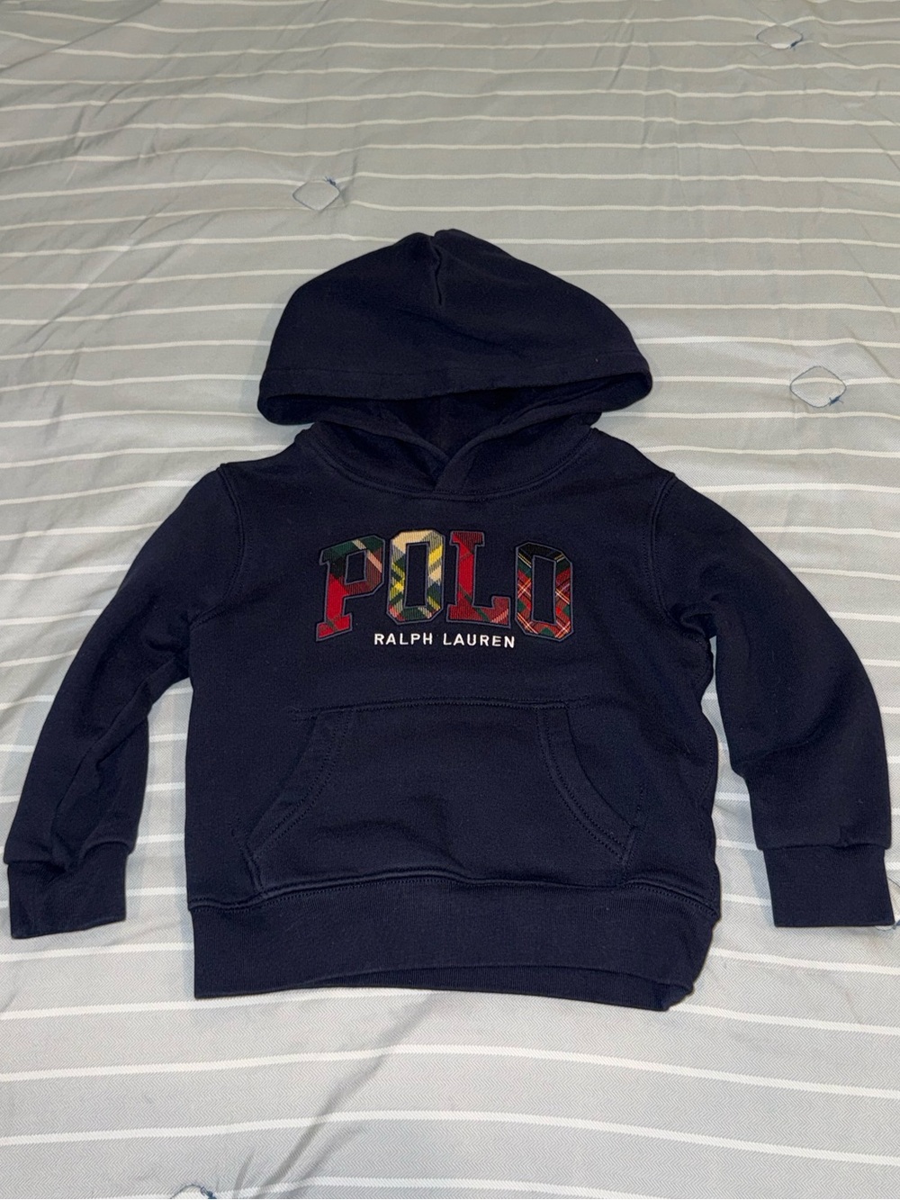 Toddler Boy Pullover Hoodie Polo Ralph Lauren - Size 3